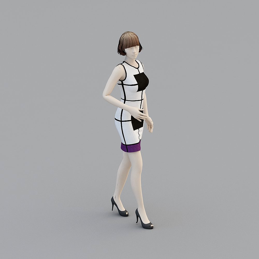 人体模特3d模型下载_人物3d模型下载_免费3dmax模型库