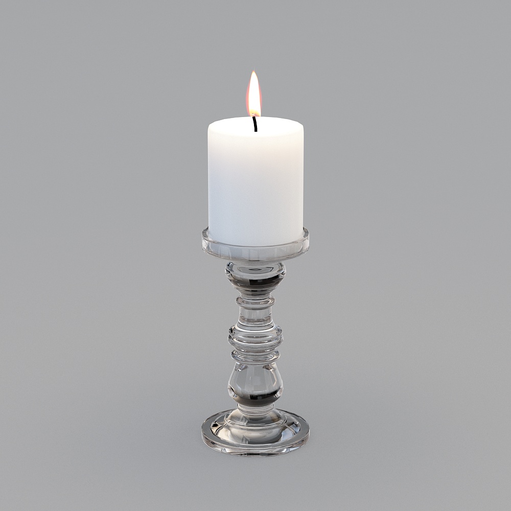 蜡烛223d模型