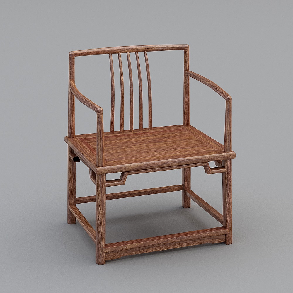明式椅子3d模型