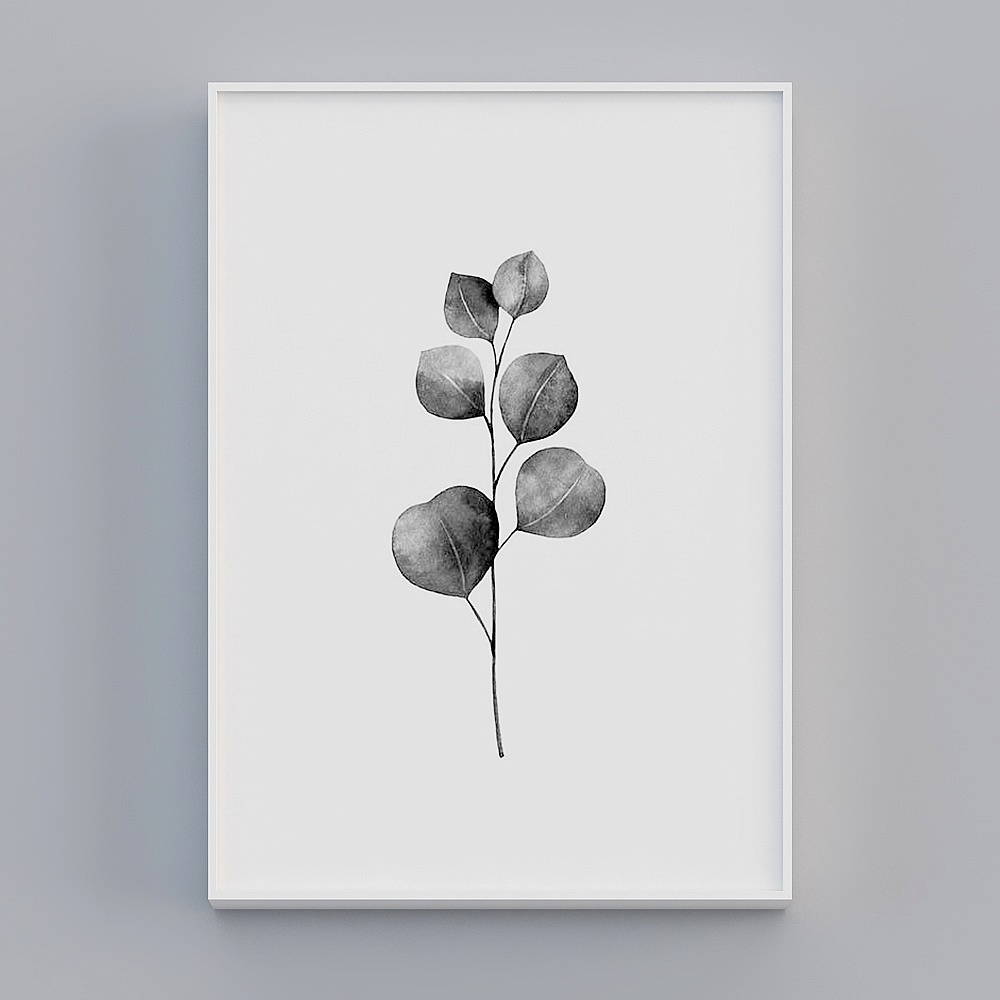 艾黛家居-北欧风植物花卉植物装饰画-133143a