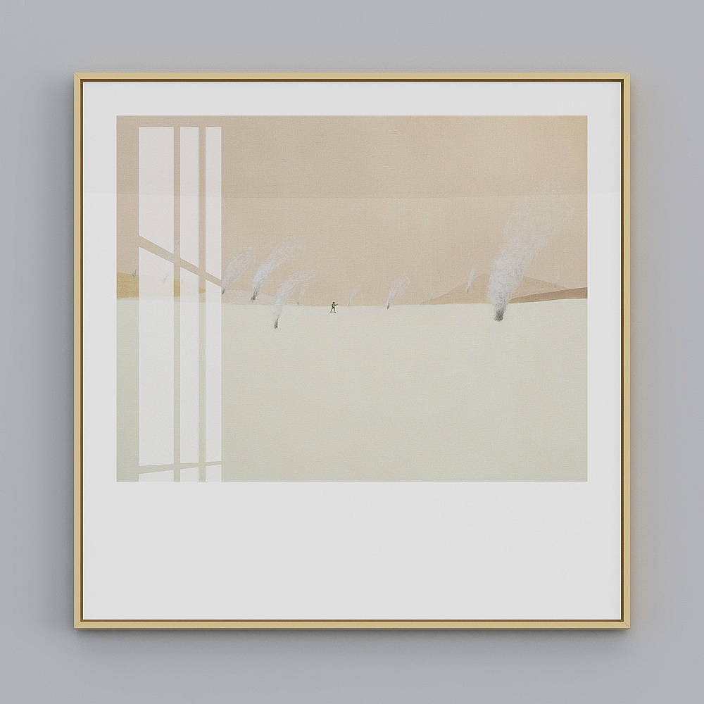 乐邦德家居极简抽象油画小众装饰画-md- a(100598)