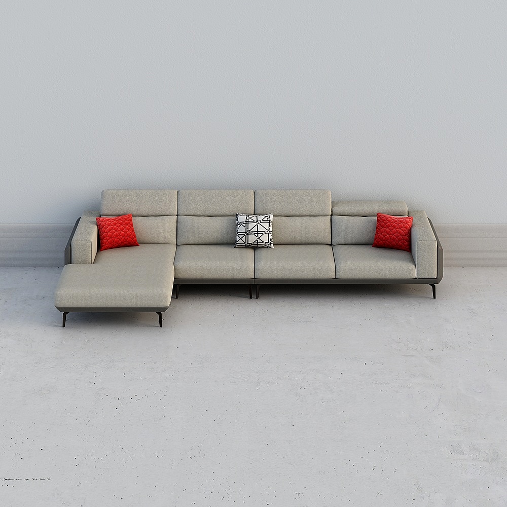 米思尼-f8871沙发3d模型