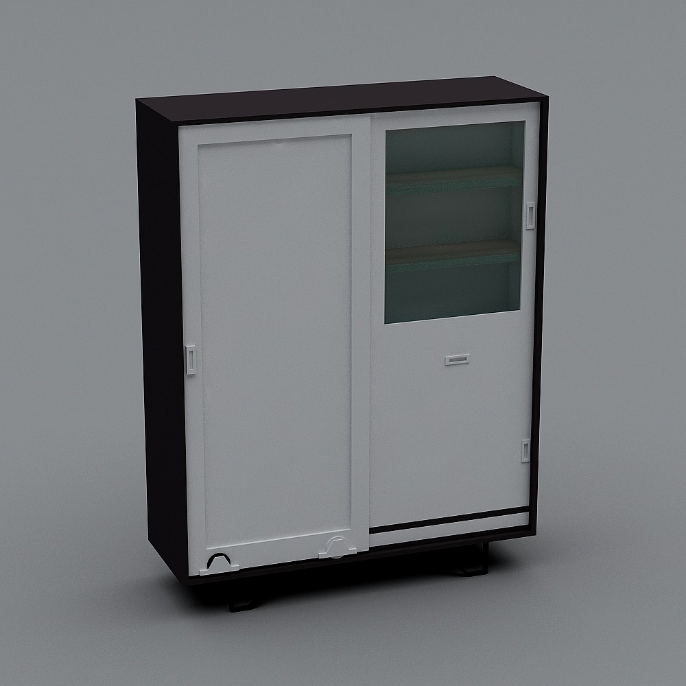 柜子3d模型下载_装饰柜3d模型下载_免费3dmax模型库-酷家乐
