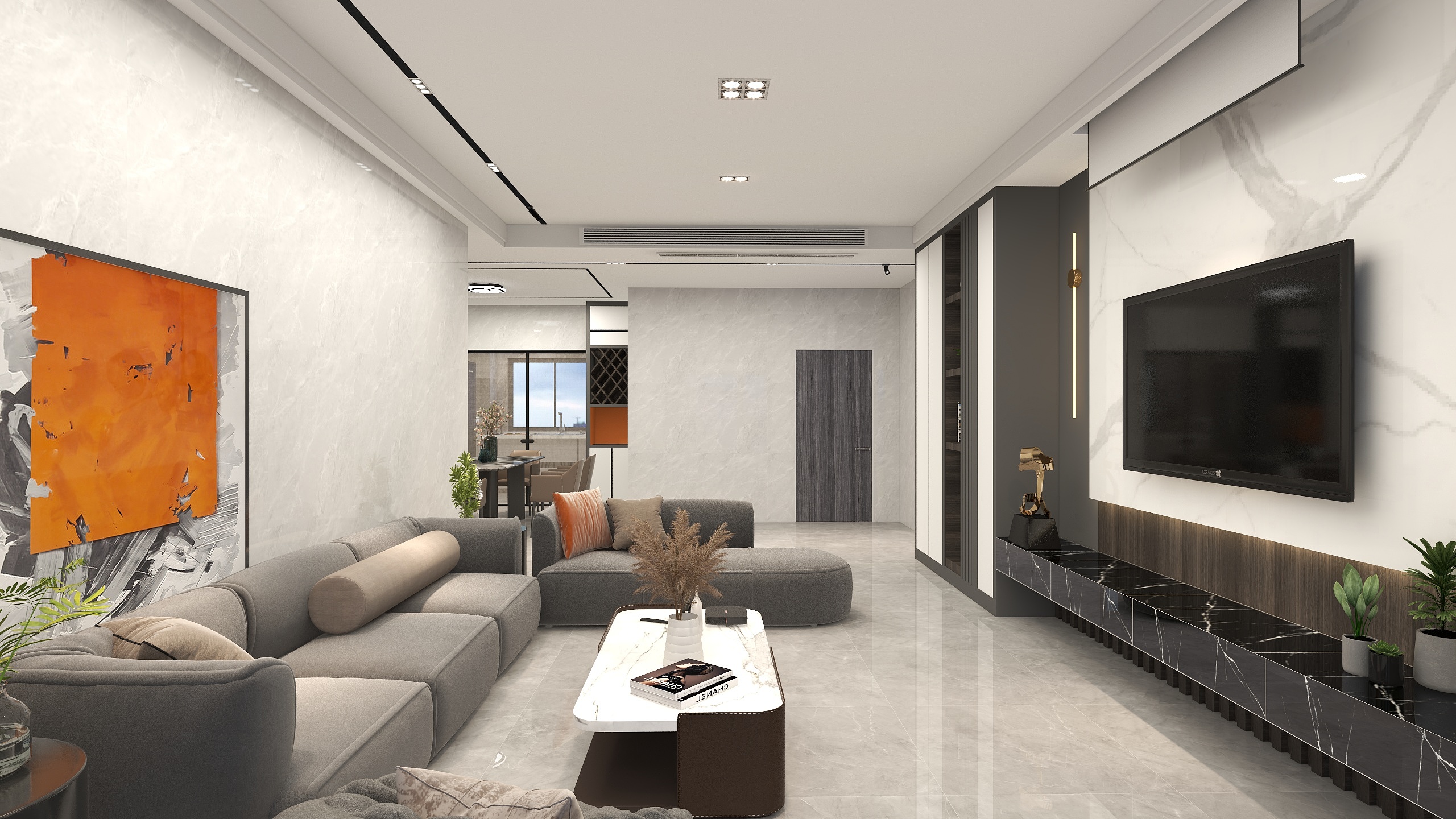 在下老庄-梅屿8栋1003室-装修设计方案