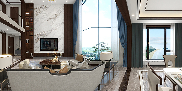 王常喜-跃层练习-装修设计方案