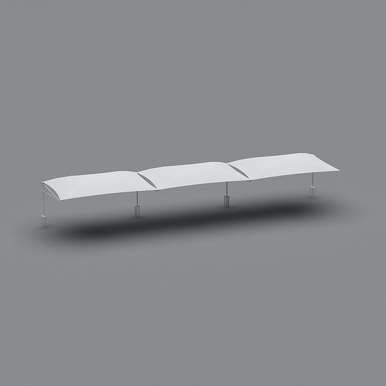 Practical Carport 3D Model for Outdoor Spaces