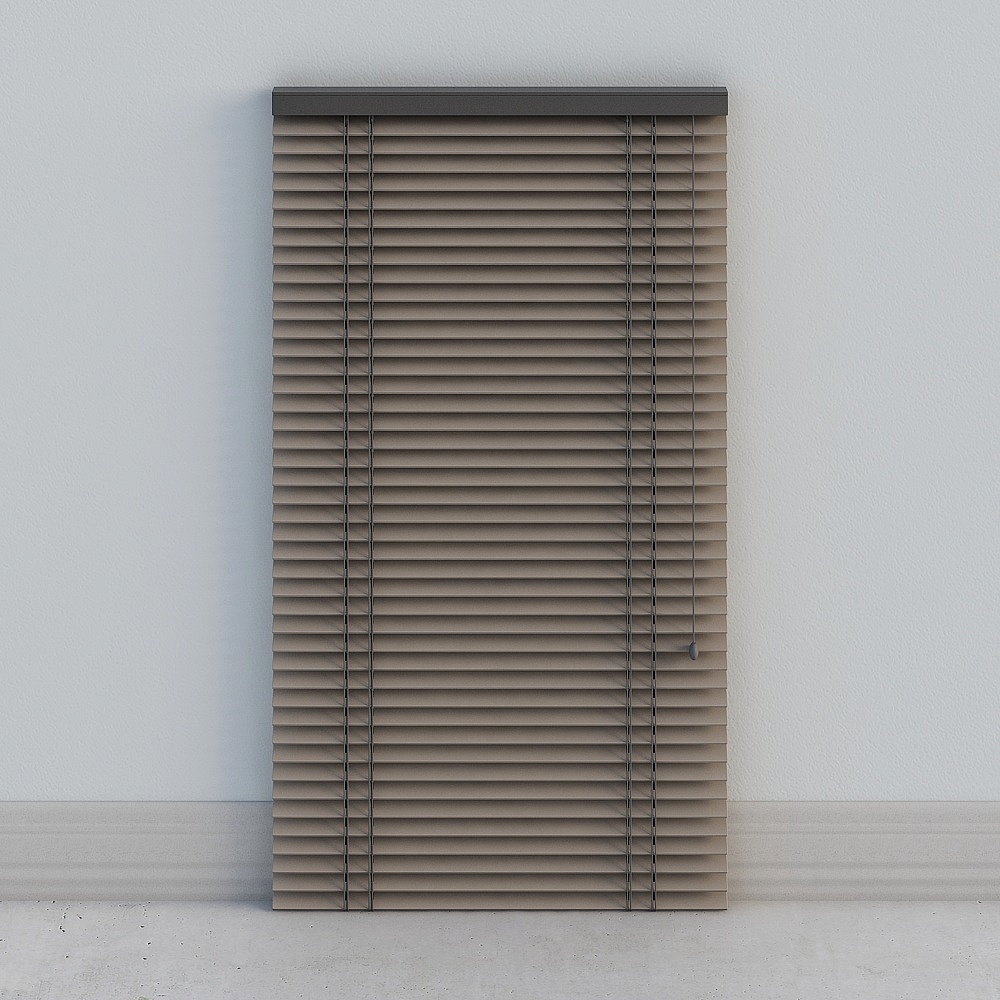 现代百叶窗帘1-63D模型