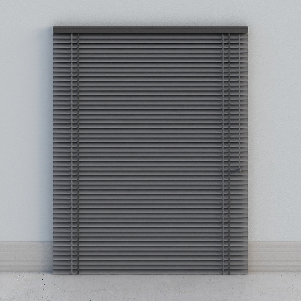 现代百叶窗帘1-83D模型