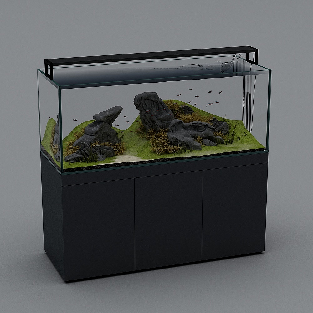 鱼缸3D模型