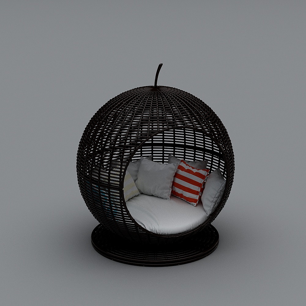 户外沙发椅 (1)3D模型
