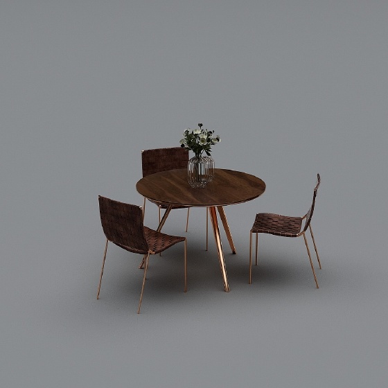 Luxury Outdoor Dining Table & Chairs,Earth color