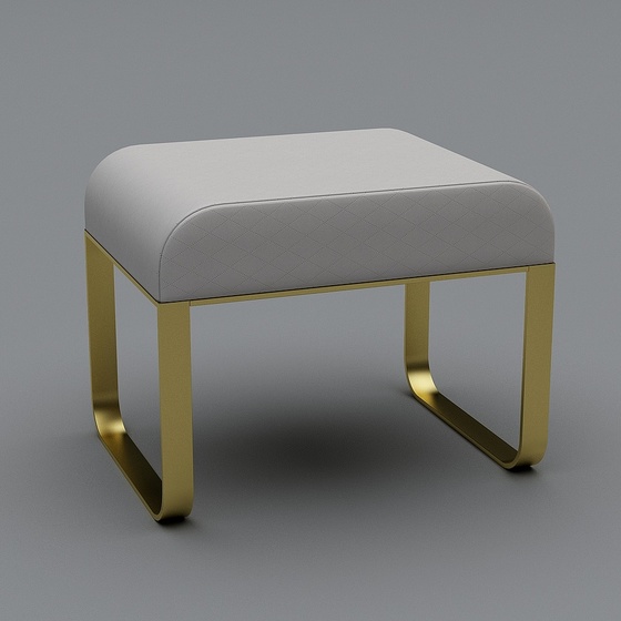 Luxury Short Stools,Footstools,golden