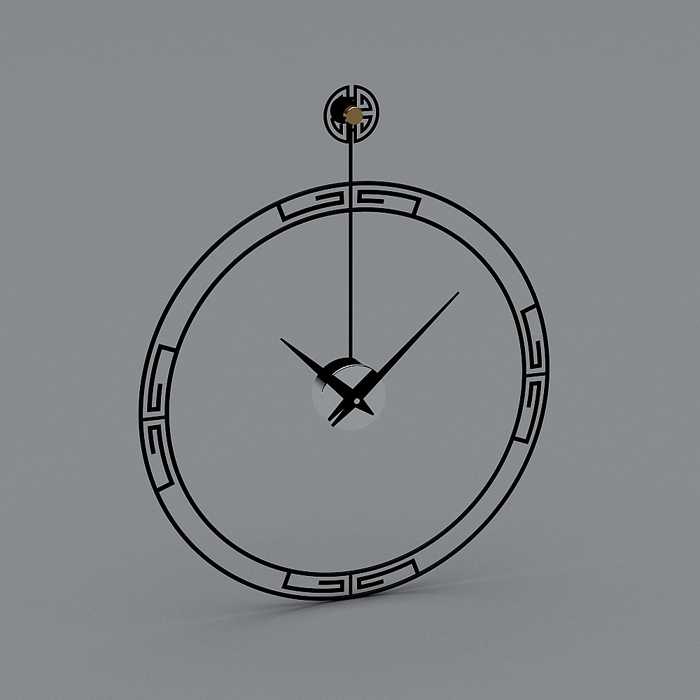 时钟BK06593D模型