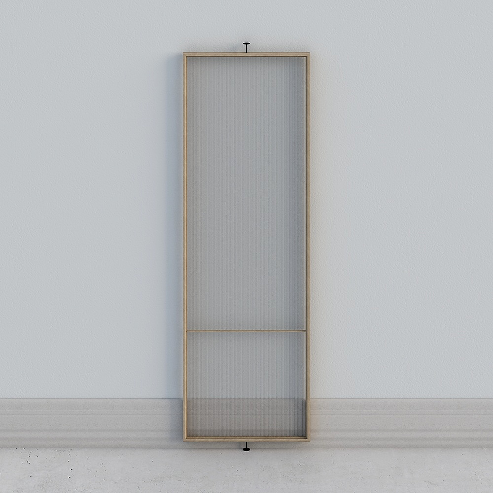 木纹玻璃隔断1.0-LY3D模型