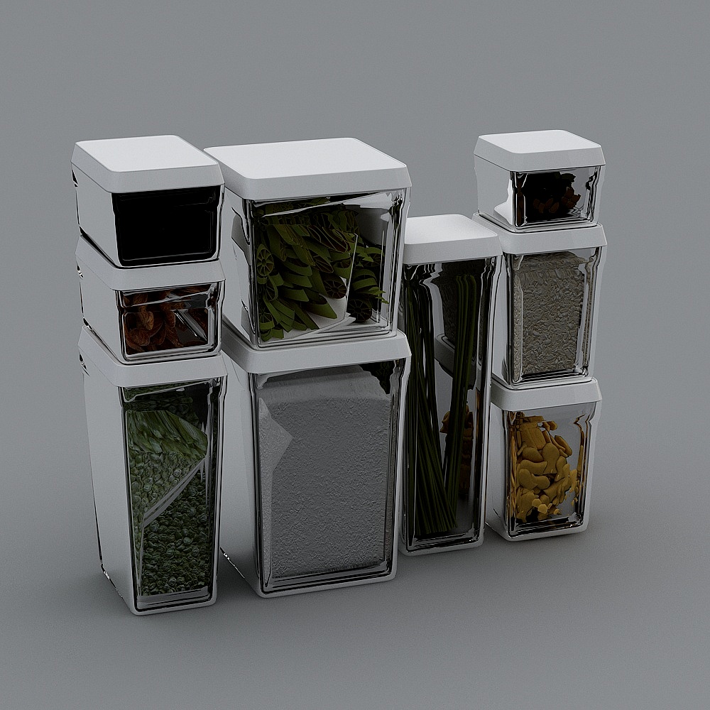 储物罐3D模型