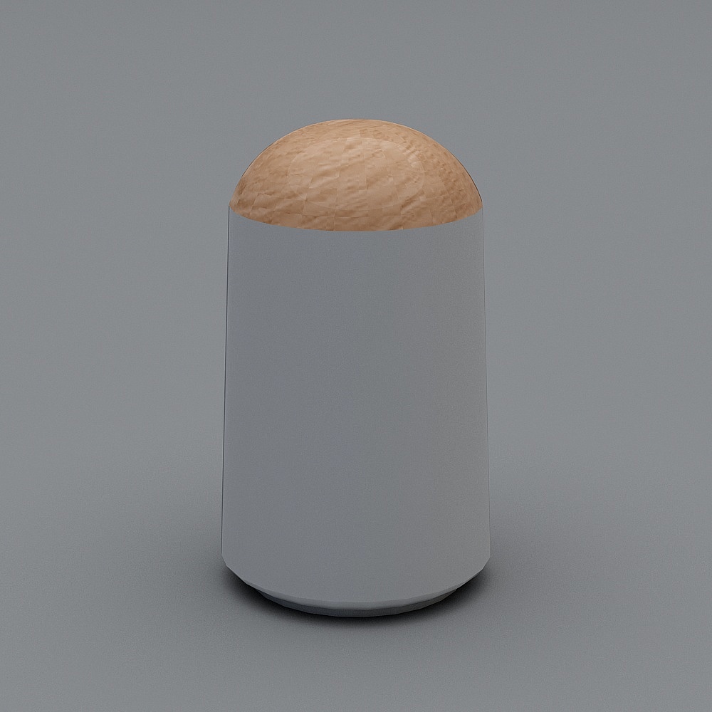 造作ZAOZUO蘑菇储物罐-高罐3D模型