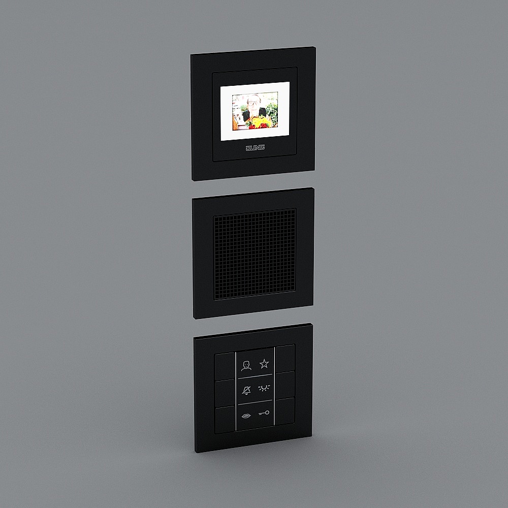 门禁-123D模型