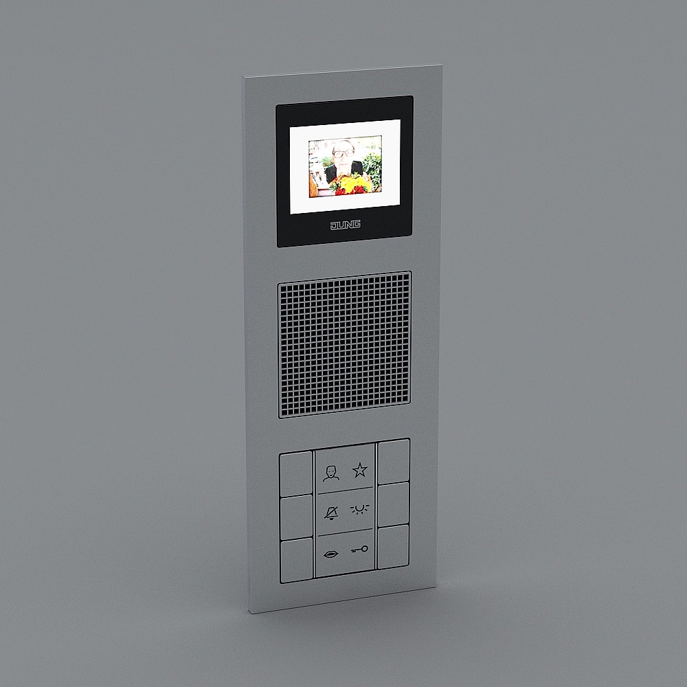 门禁-73D模型