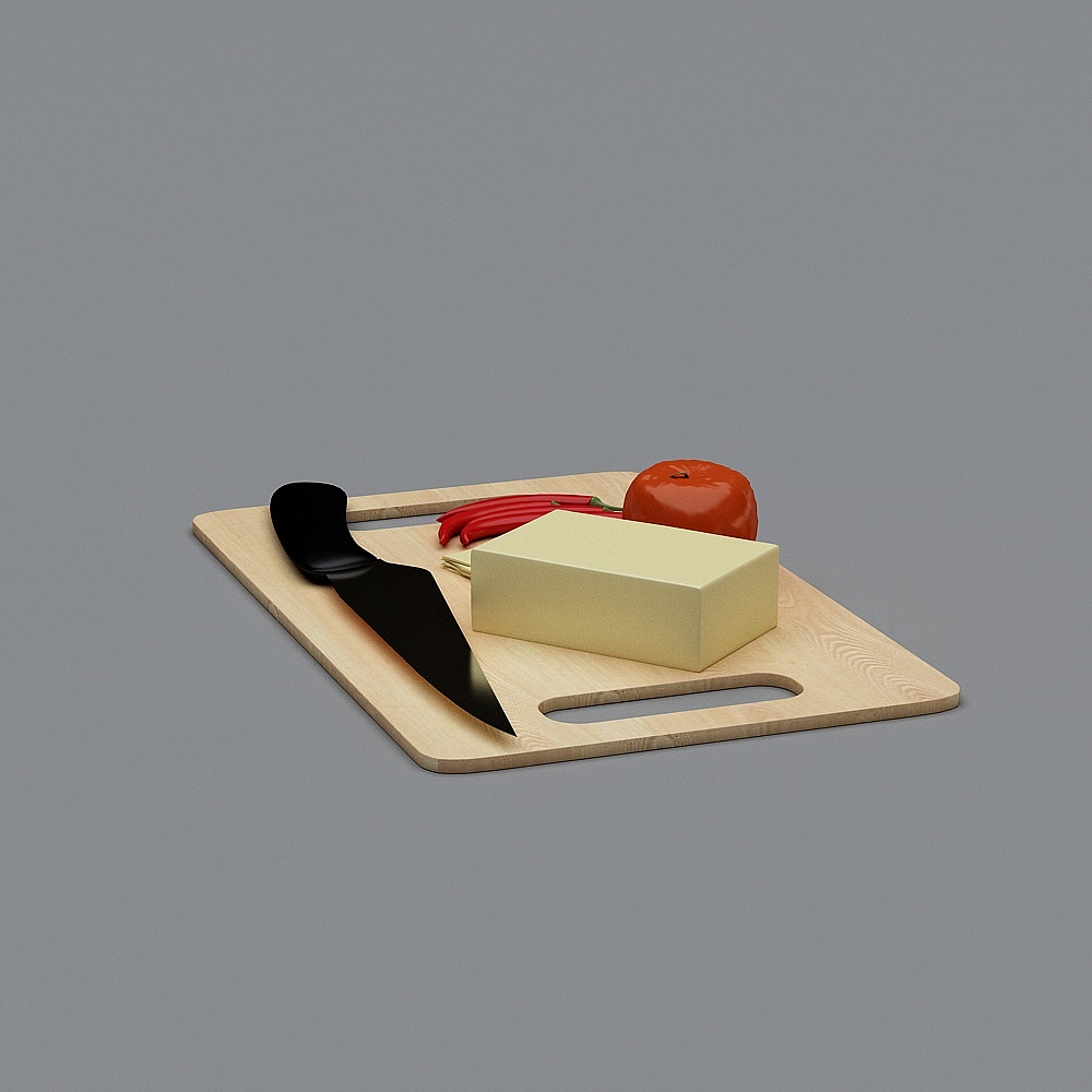 厨房菜板刀具ID_1170573D模型