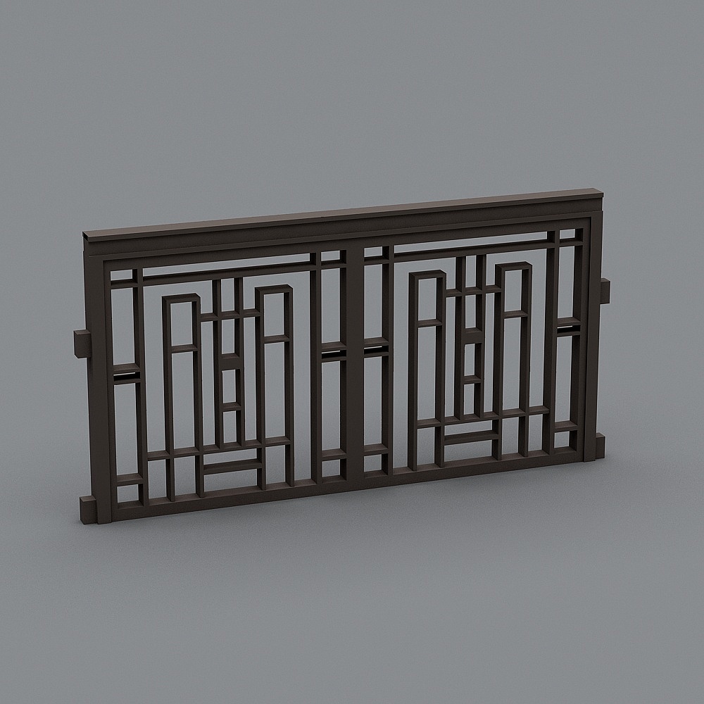 铁艺门3D模型