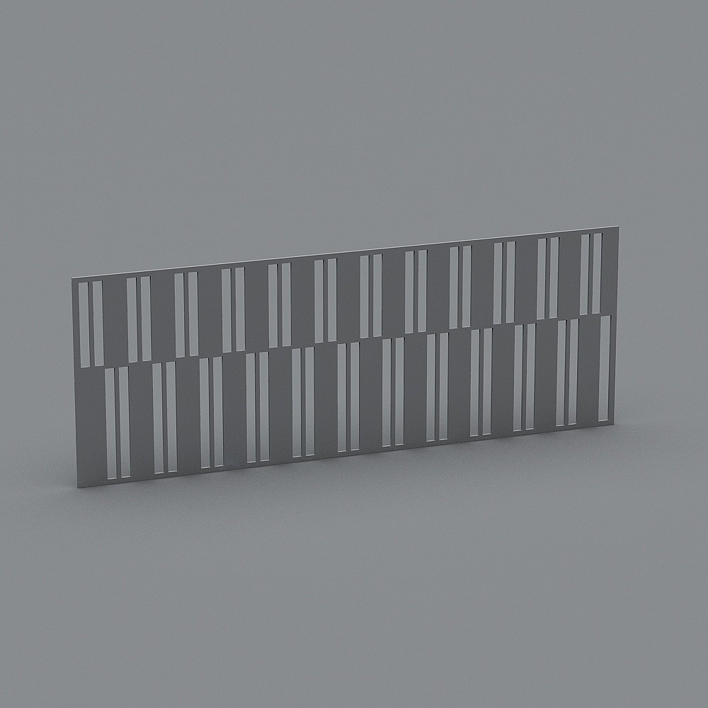 铁艺门3D模型