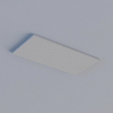 981*490.5长大板（花式-BFF）-拉伸滚涂 荣耀灰（深）-平面3D模型
