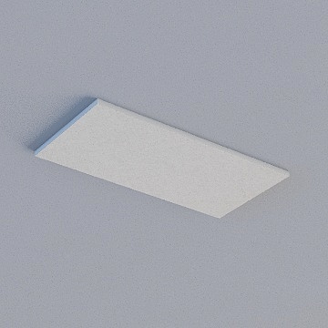 981*490.5长大板（花式-BFF）-拉伸滚涂 荣耀灰（浅）-平面3D模型