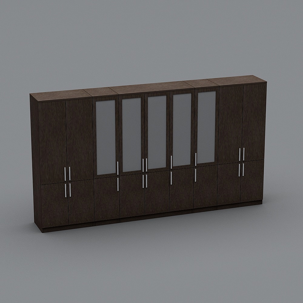 老总背柜3D模型