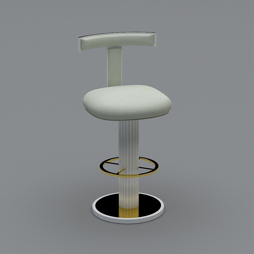 AL8835-6-吧椅3D模型