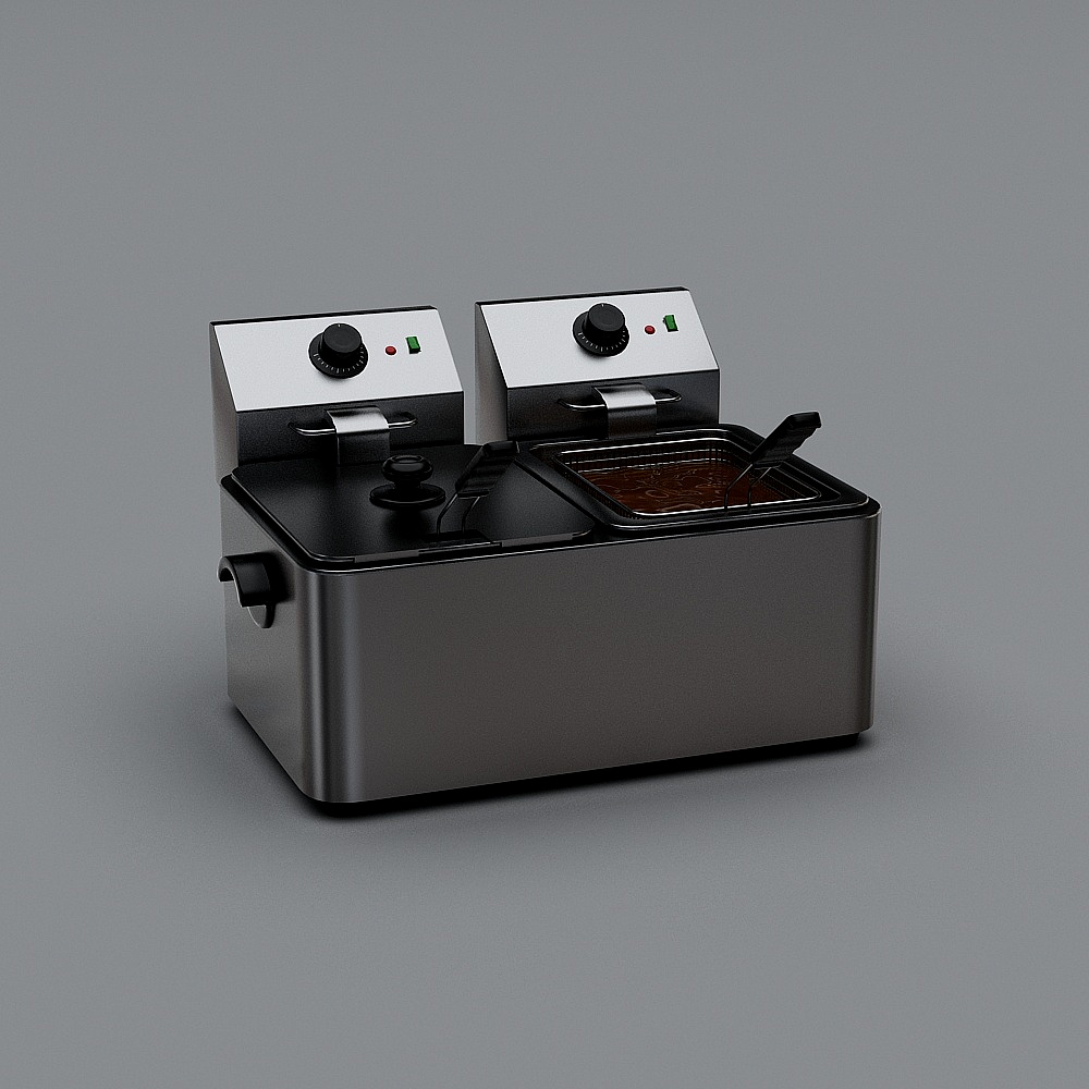 小油炸机3D模型