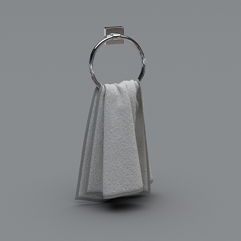 毛巾123D模型
