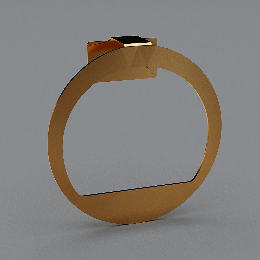 毛巾环-100202-A3D模型