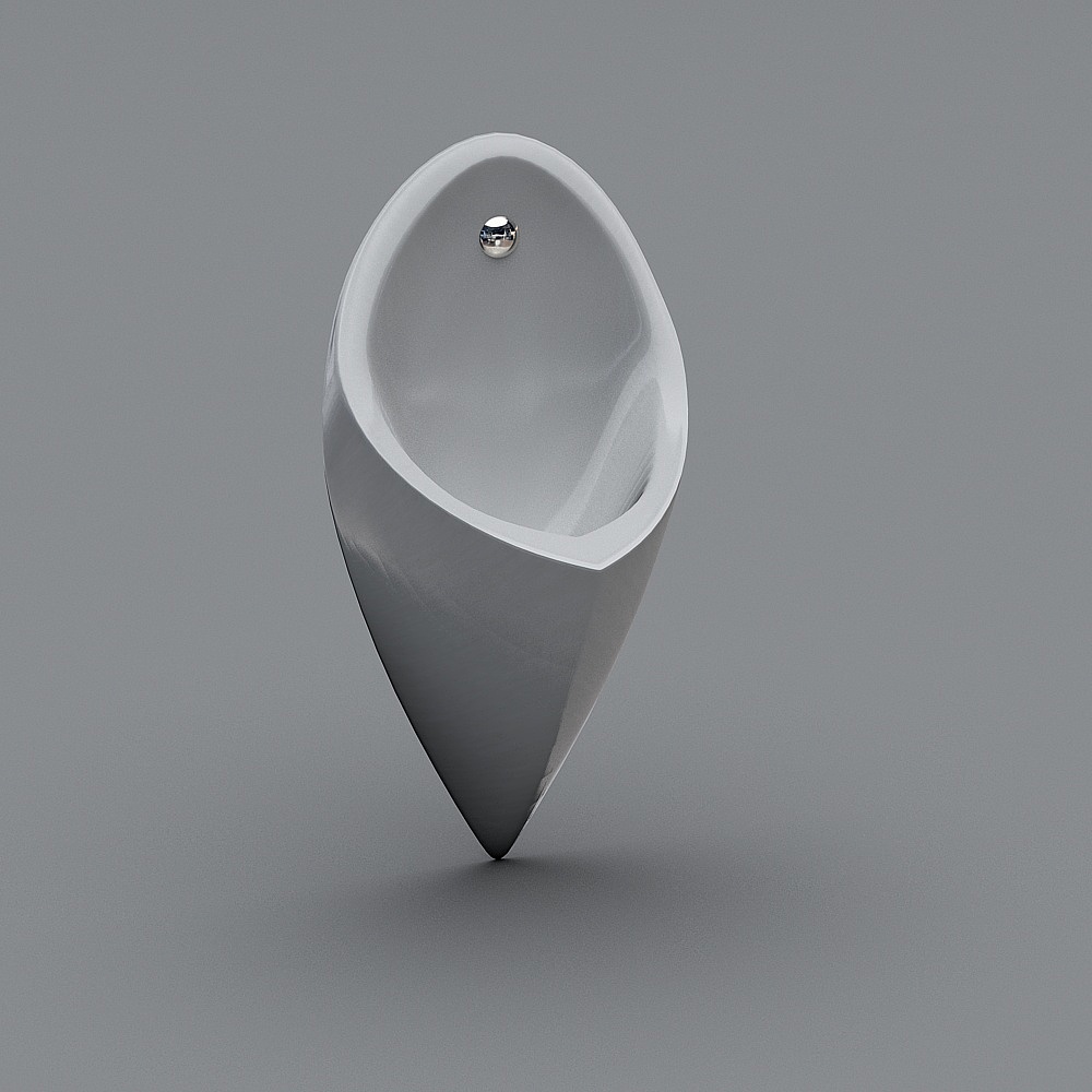 现代小便器-23D模型