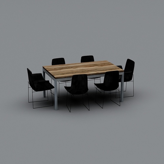 Minimalistic Table 3D Model for Versatile Use