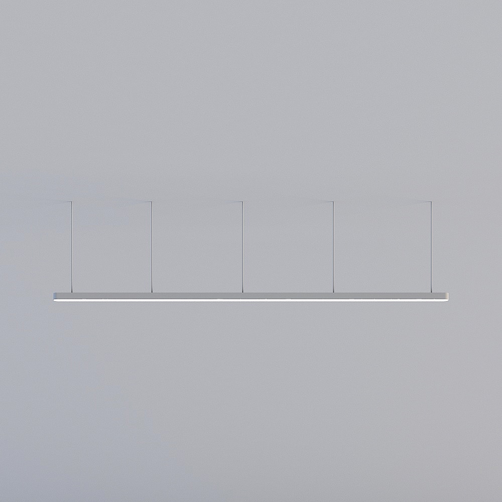 海容-3F-大会议室条形灯3D模型