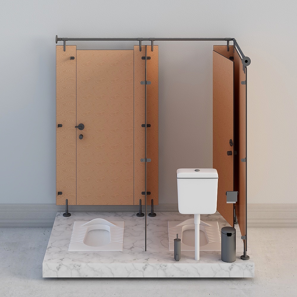 卫生间隔断023D模型