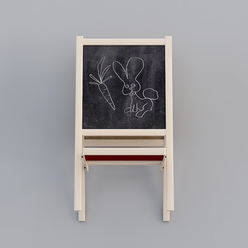 art classroom easel 3D model, art classroom easel free model-coohom model  library