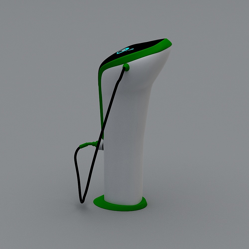 充电桩3D模型