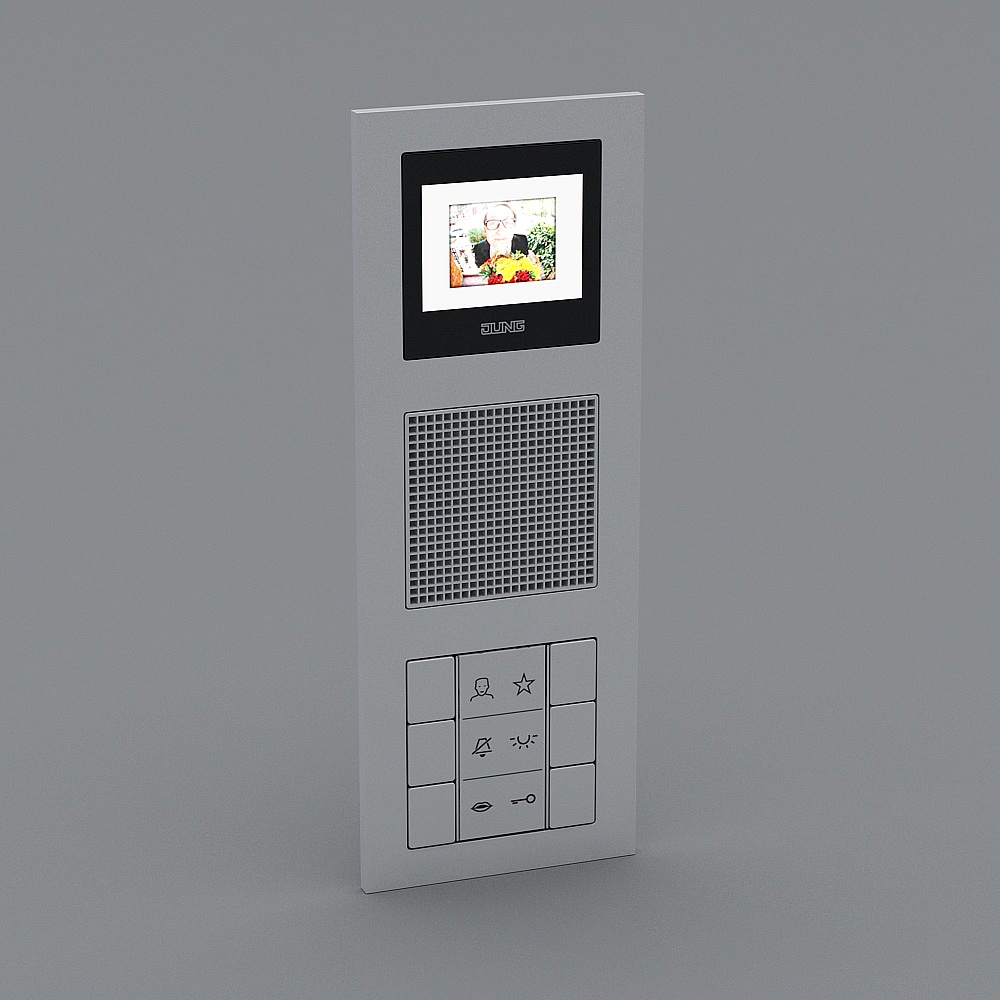 门禁-93D模型