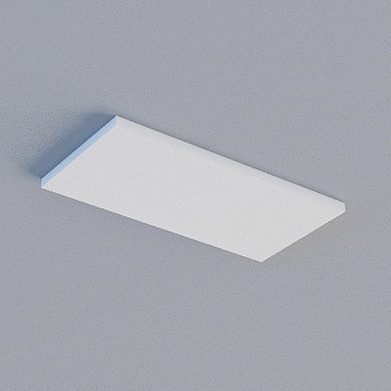 300×600 rectangular plate (roll-coated -TTF) -(J+X. channel) Nano pure white plane mode -(XQD) plane mode