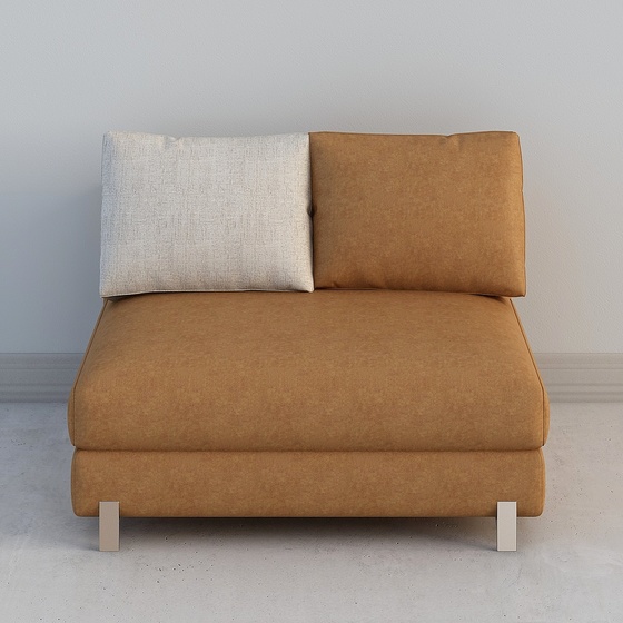 Contemporary Modern Single Sofa,Seats & Sofas,Single Sofa,Brown