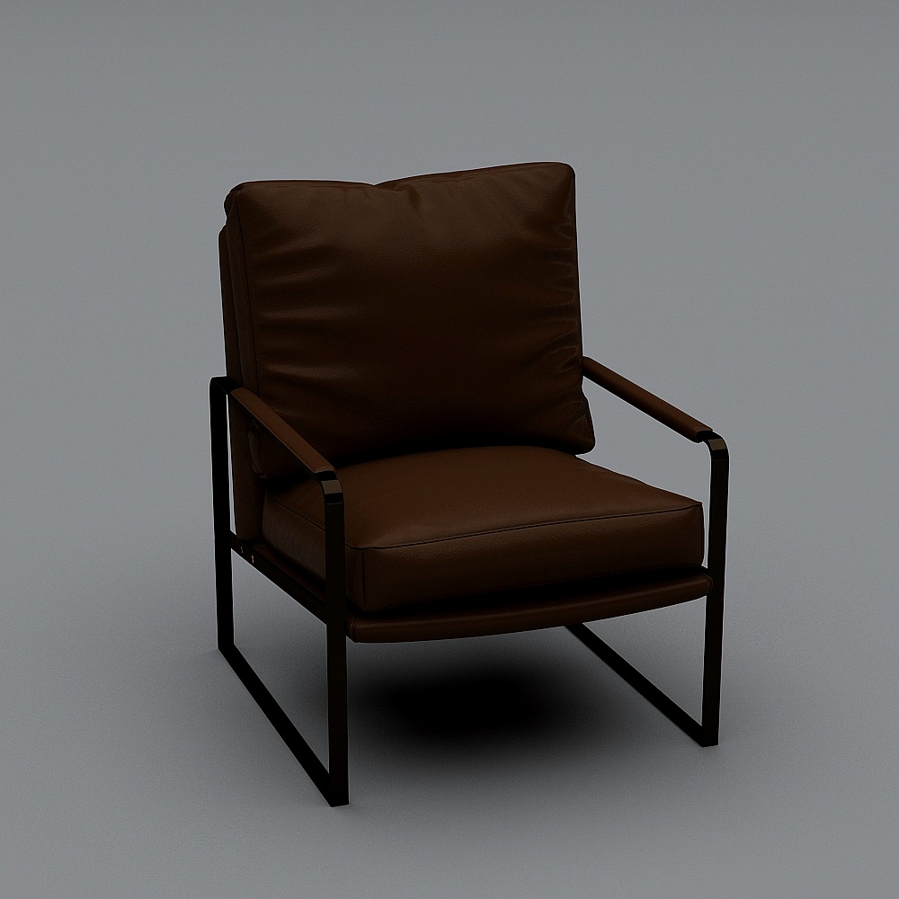 M9205单椅3D模型