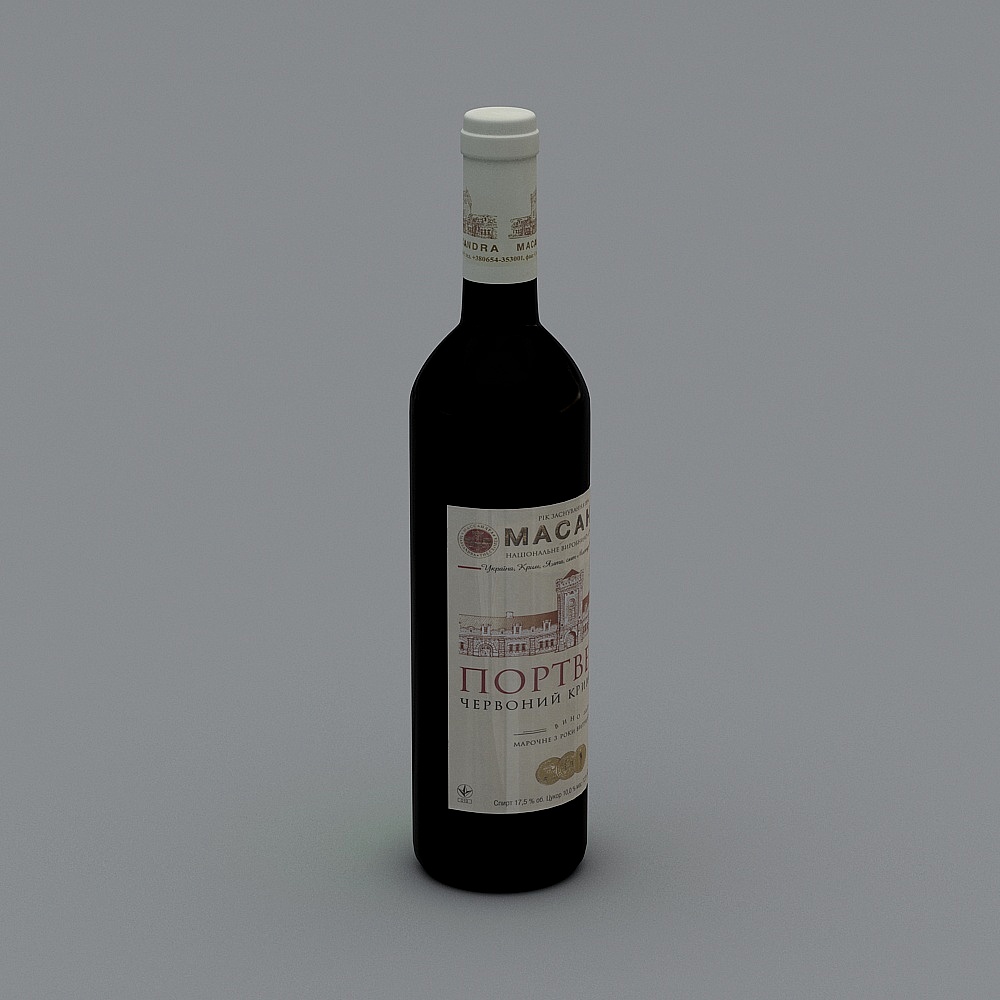 酒 (15)3D模型