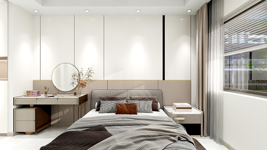 Rsse-后现代-三室两厅两卫-装修设计方案