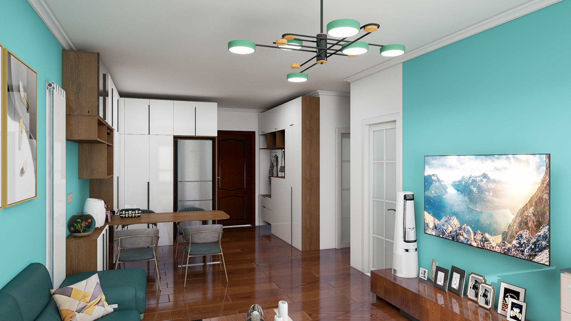 摩羯座家设计师-杨闸新村二期两居室-装修设计方案