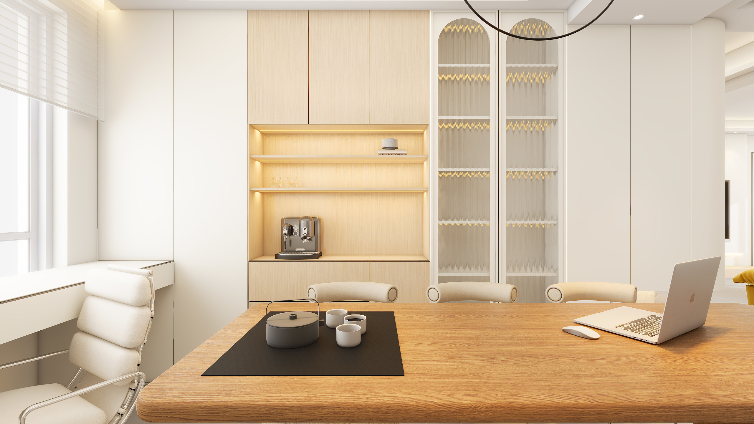 马佳奇-130平现代奶油风—《简·心》-装修设计方案