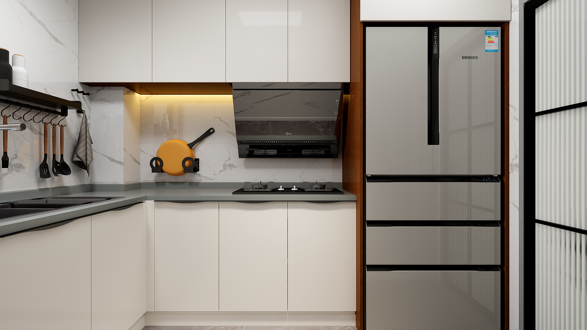 云起设计丨云起-新中式-54m²装修效果图