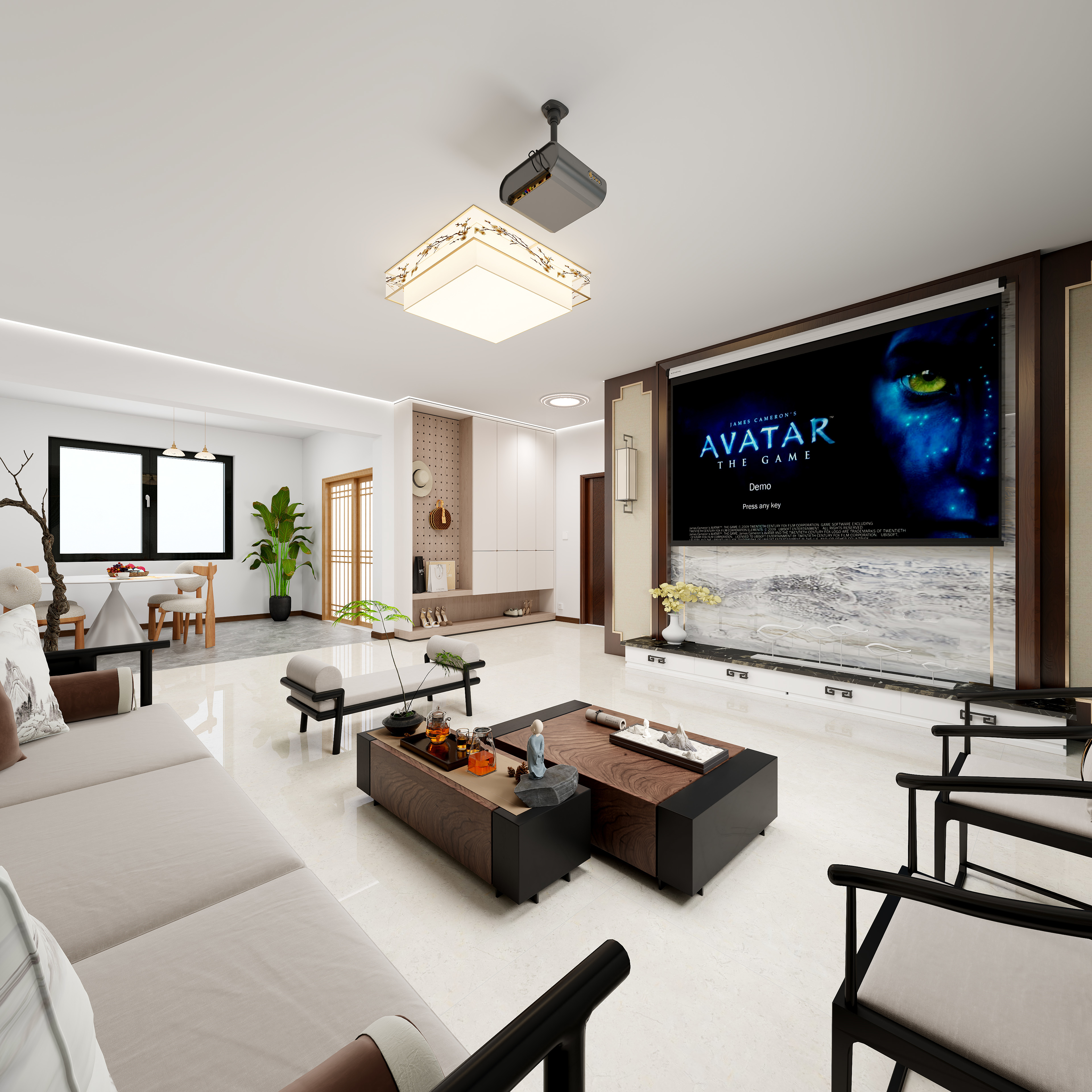 韩龙1984-西宁碧桂园装修效果图