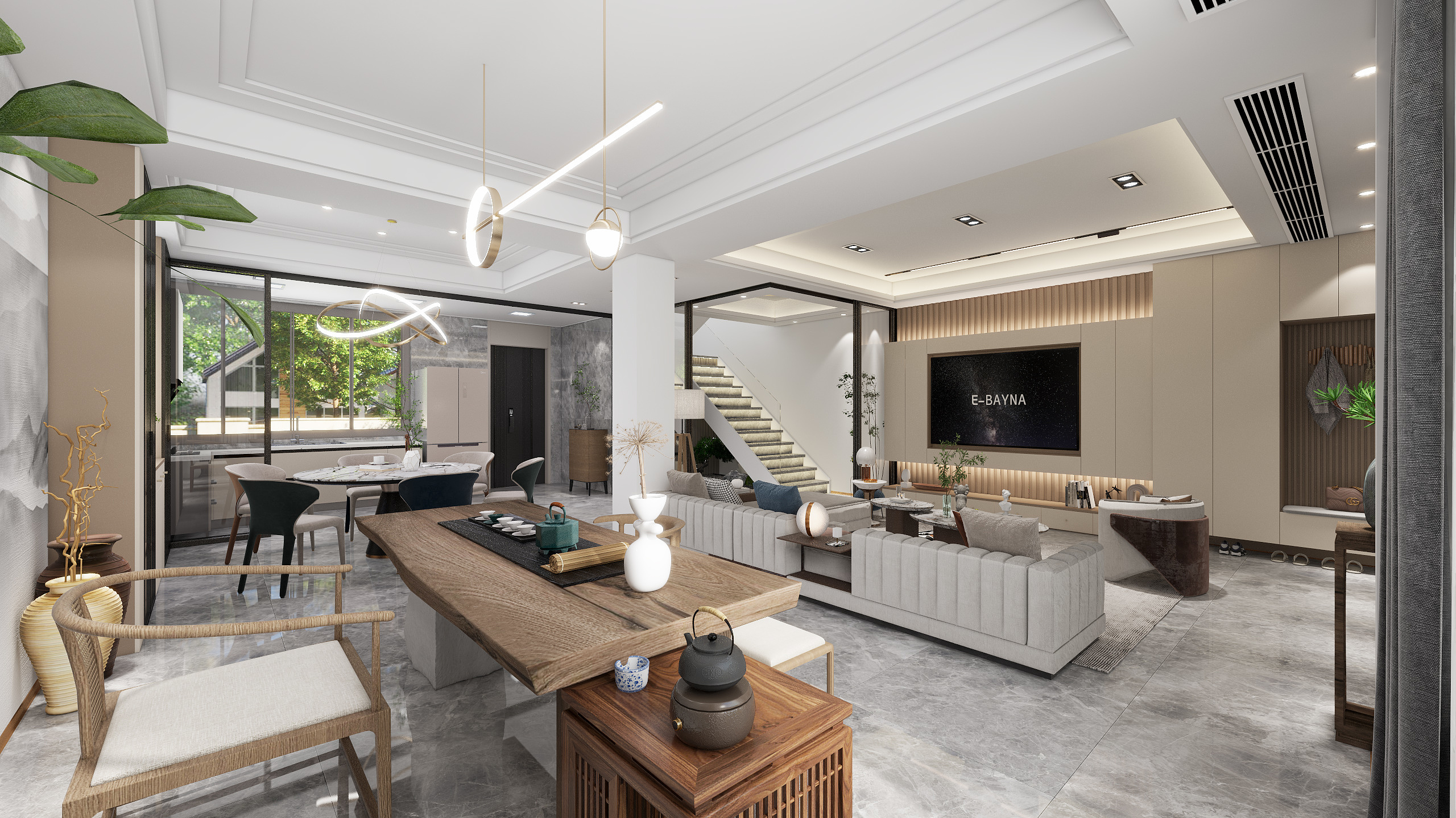 zhouqi1001-客餐厅-装修设计方案