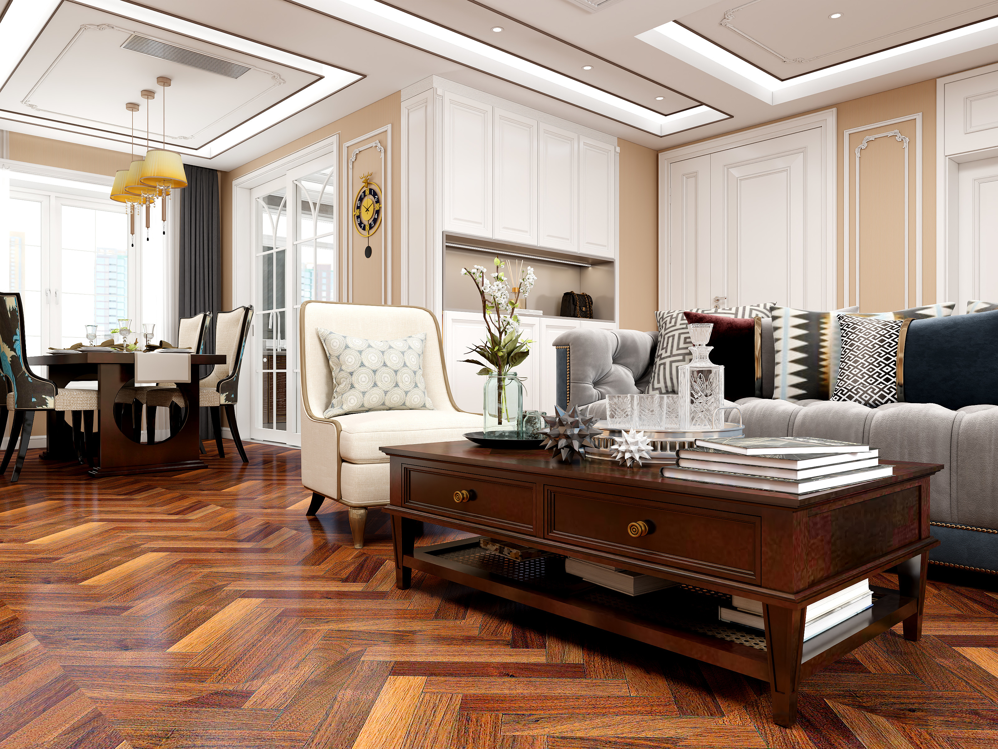 梵渡设计-125㎡3室-装修设计方案